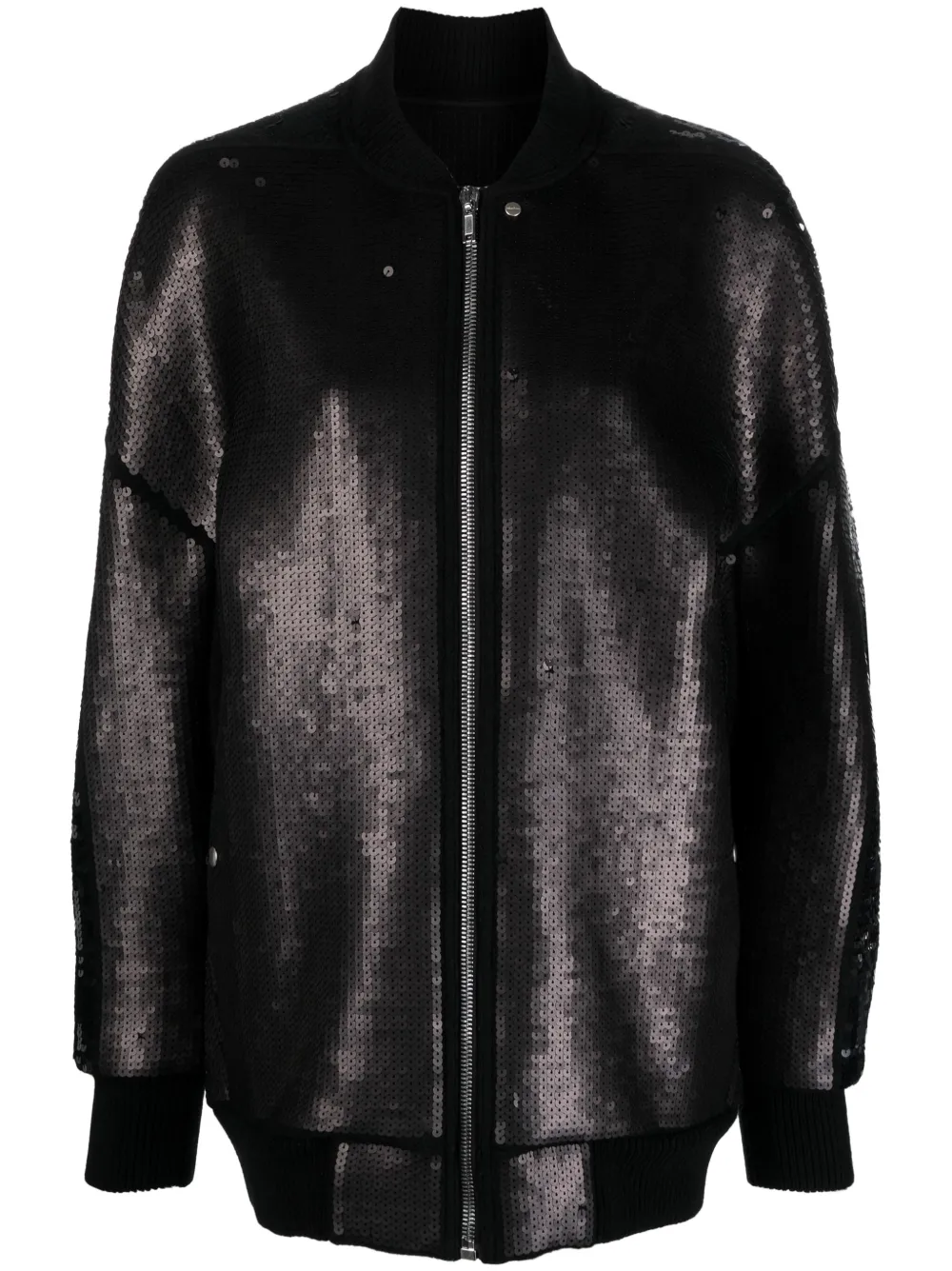 

Бомбер Peter с пайетками Rick Owens, черный