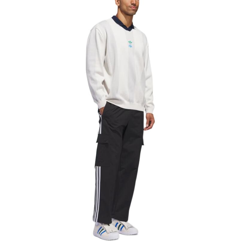 Толстовка мужская меловая белая Adidas Originals, белый — фото 4