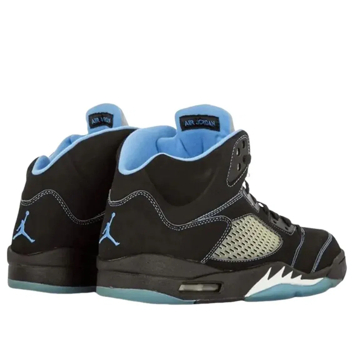 Кроссовки Air Jordan 5 Retro 'Black University Blue' DD0587-008, черный — фото 3