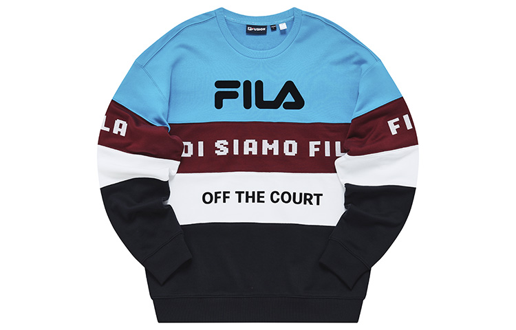 

Футболка мужская чисто голубая FILA FUSION