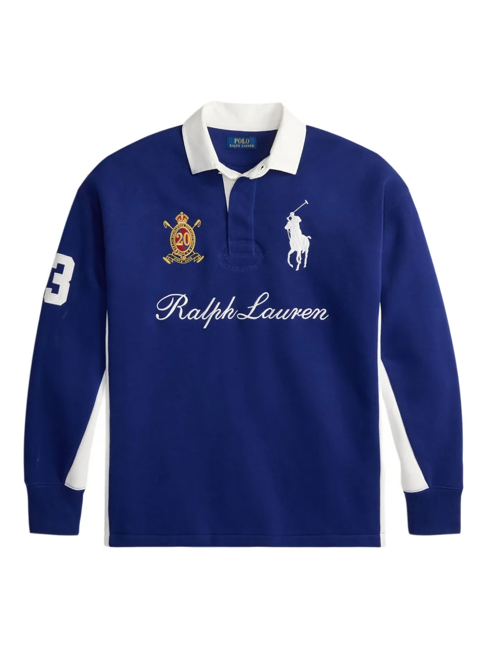

Рубашка-регби с длинными рукавами Polo Ralph Lauren, синий
