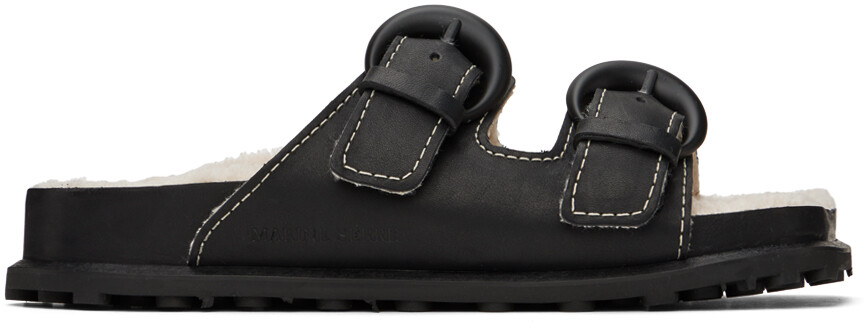 

Черные босоножки с квадратным носком Marine Serre