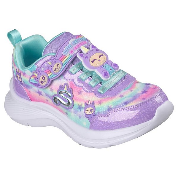 Кроссовки Jumpsters Cutie Critters для девочек Skechers, Lavender Multi