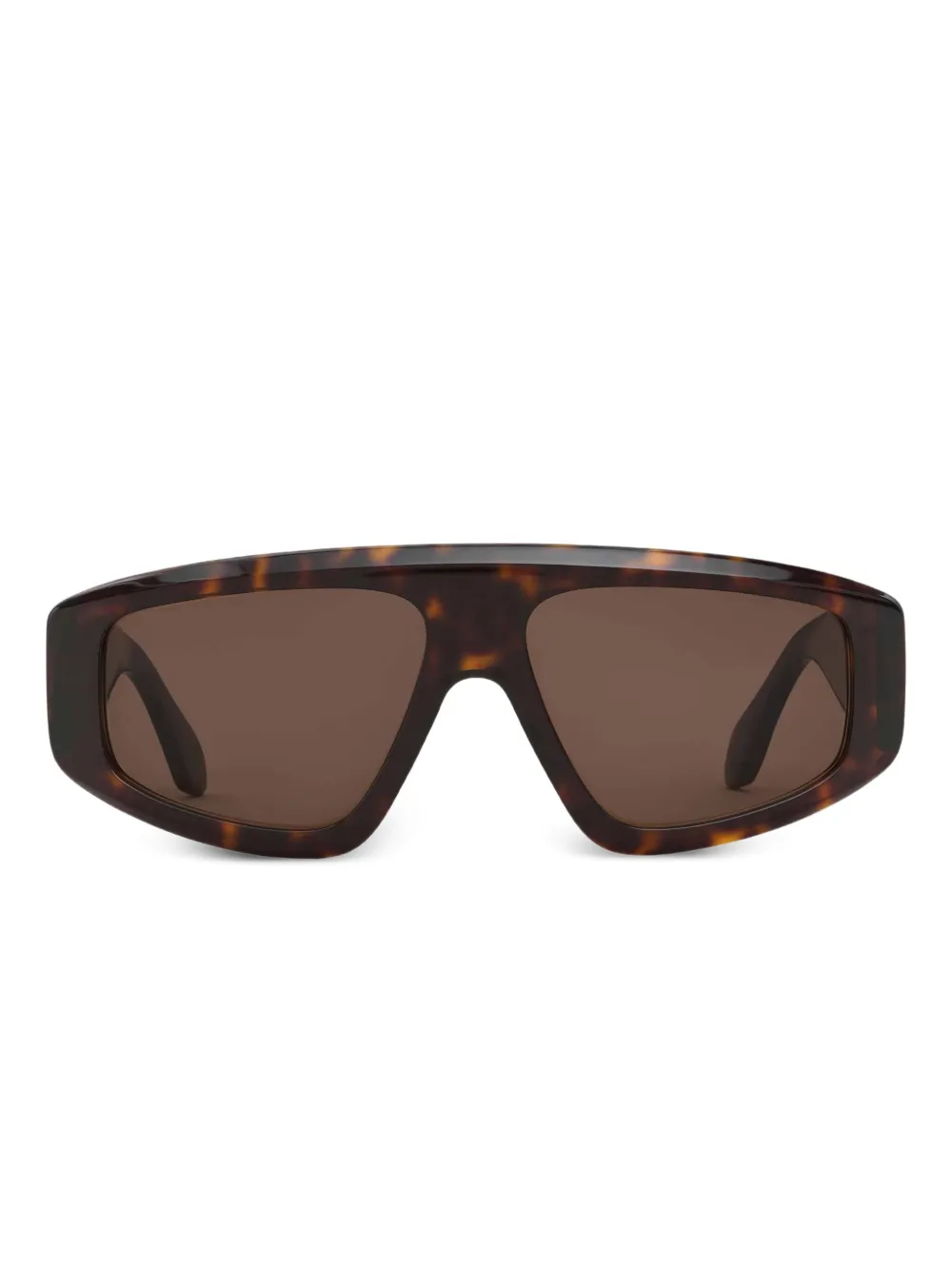 

Солнцезащитные очки в геометричной оправе Alaïa, коричневый