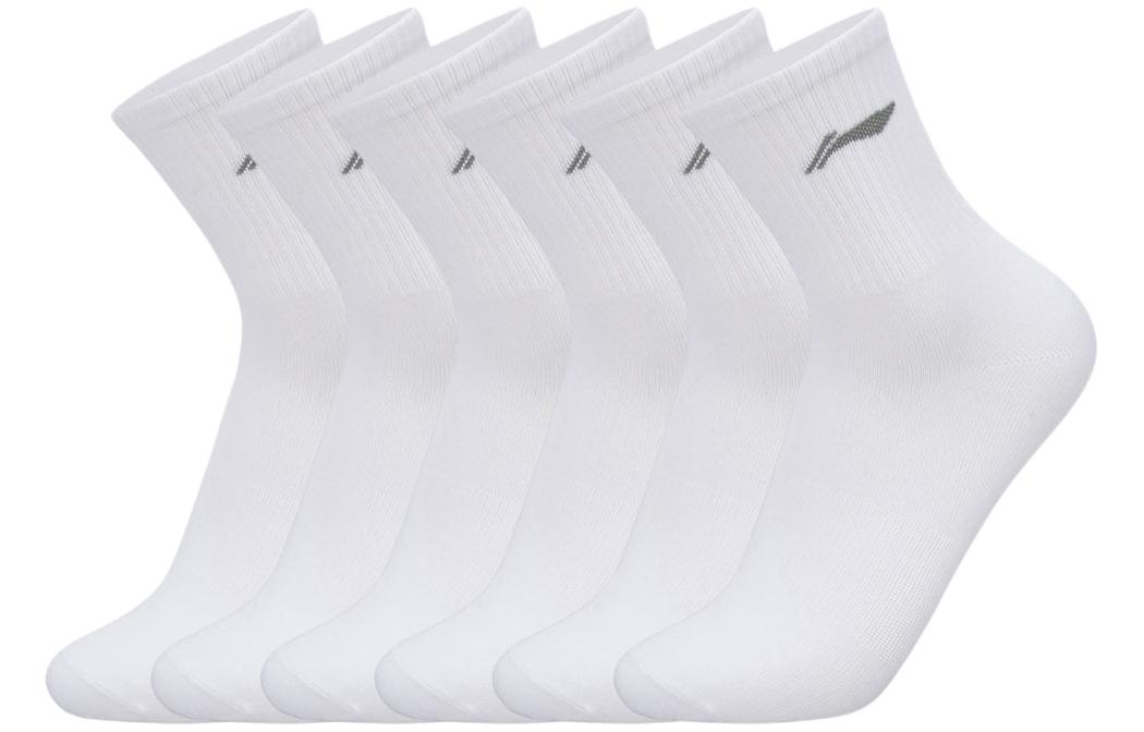

Серия Fitness носки унисекс 6 пар LINING, 6 Pack (белый)