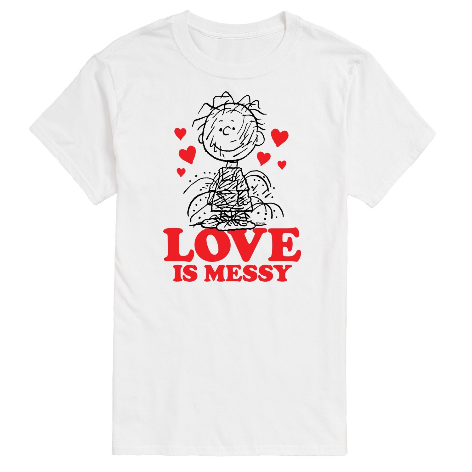 

Футболка Big & Tall Peanuts Pigpen Love Messy Licensed Character