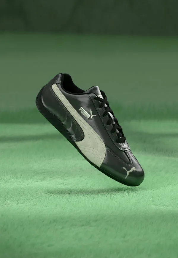 Металлические низкие кроссовки speedcat унисекс Puma, Black/Warm White