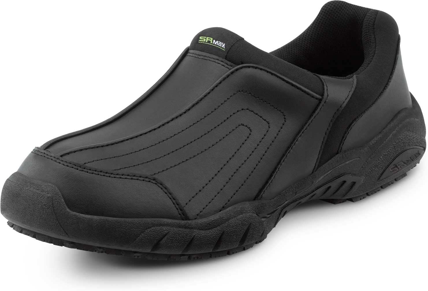 

SR Max Charlotte, мужские, черные, спортивные слипоны, противоскользящие, рабочие туфли с мягким носком, черный