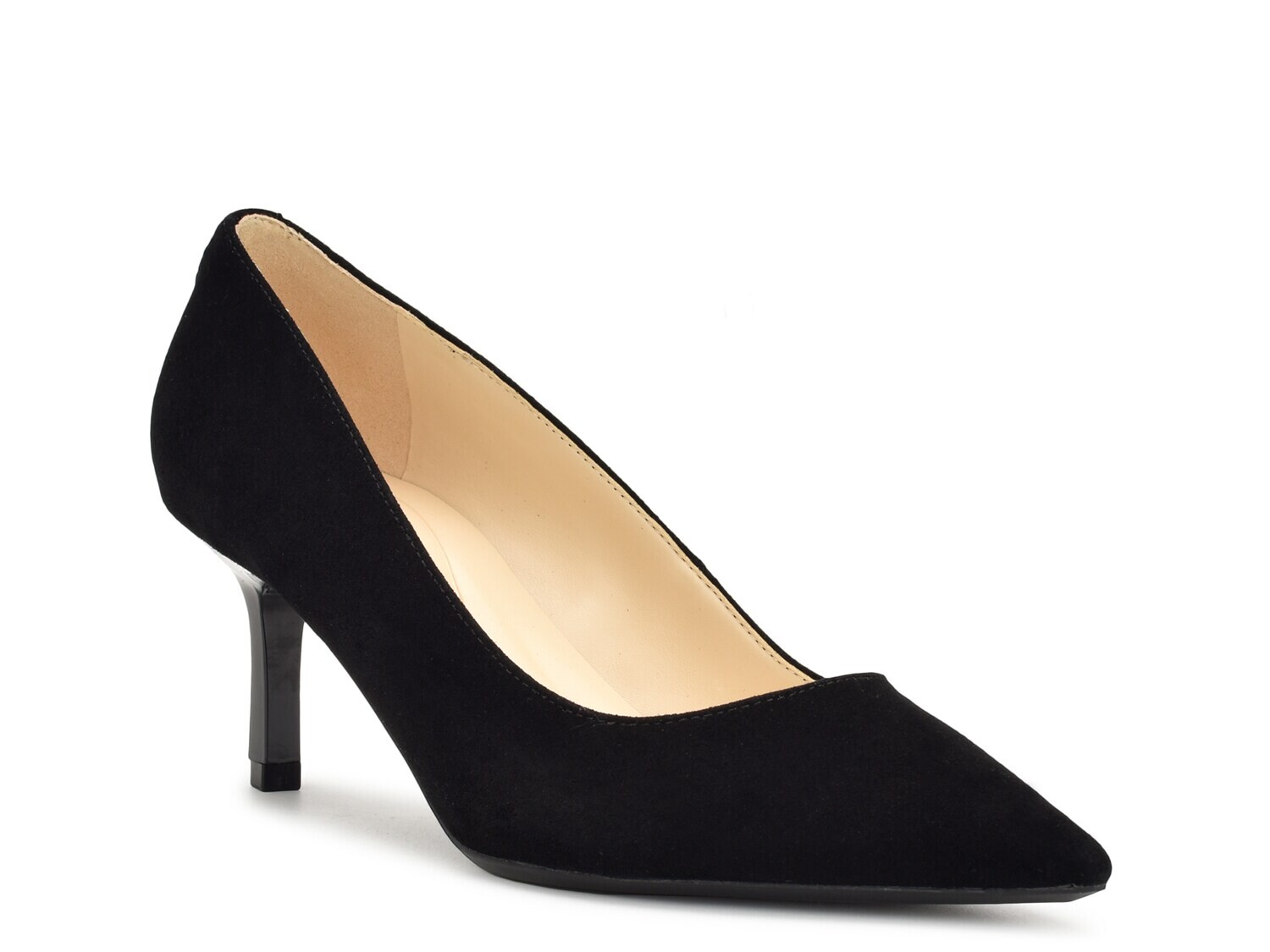 Туфли Nine West лодочки кожаные, черный