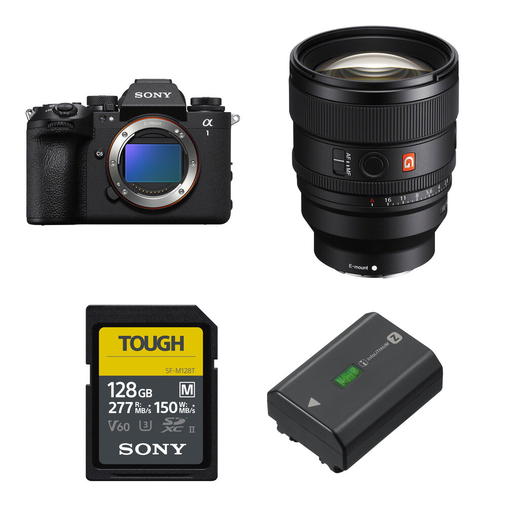 

Беззеркальная камера Sony a1 II Mirrorless Camera with 85mm f/1.4 Lens and Basic