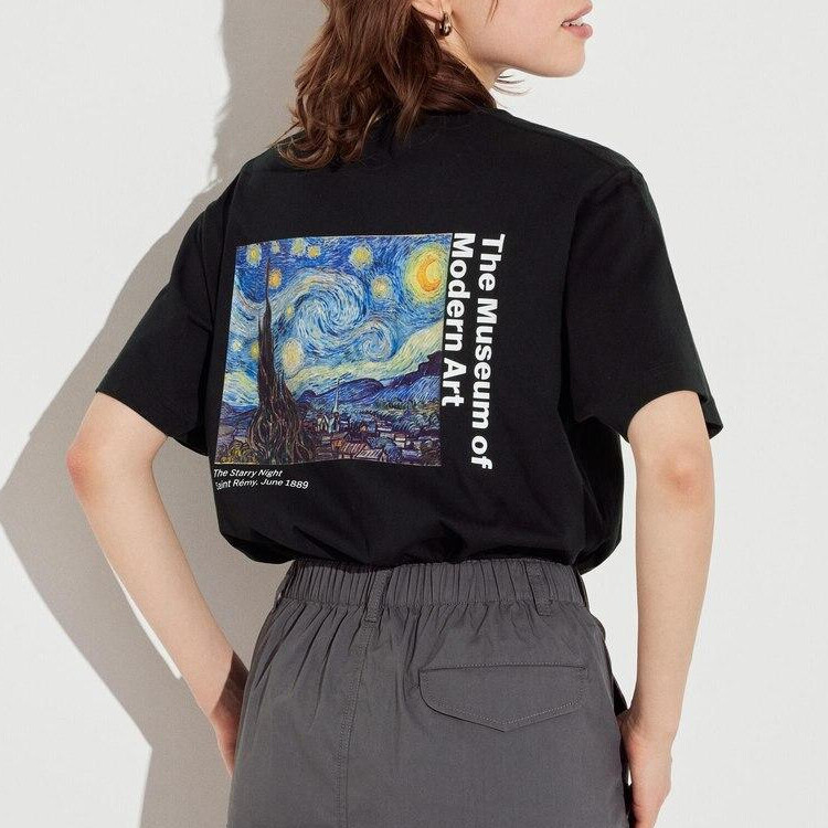 UNIQLO Мужская футболка, цвет Black — фото 4
