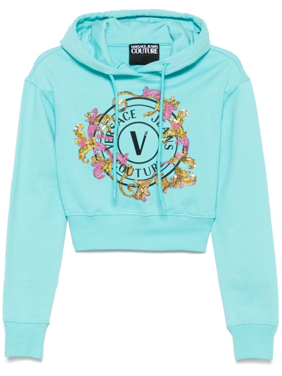

Versace Jeans Couture худи с логотипом, синий