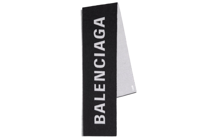 

Вязаный шарф унисекс Balenciaga, Black/White