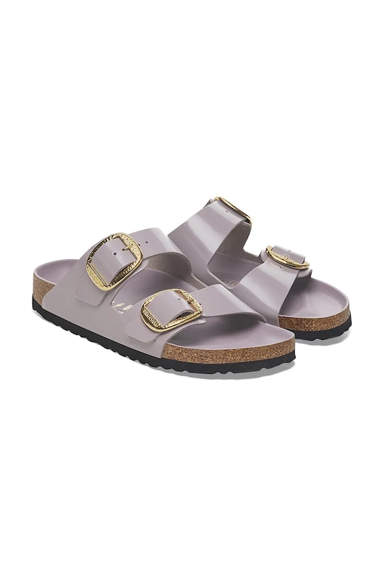Кожаные шлепанцы Arizona с ремешком и пряжкой Birkenstock, фиолетовый — фото 4