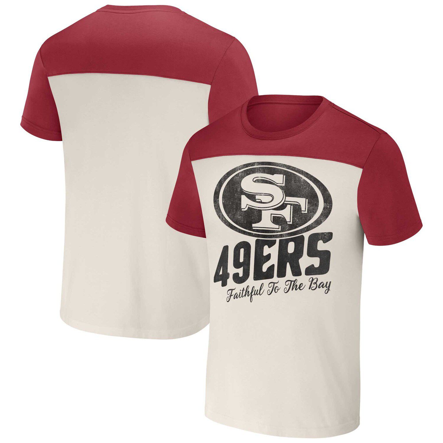 

Мужская футболка NFL x Darius Rucker Collection от Fanatics Cream San Francisco 49ers с цветными блоками