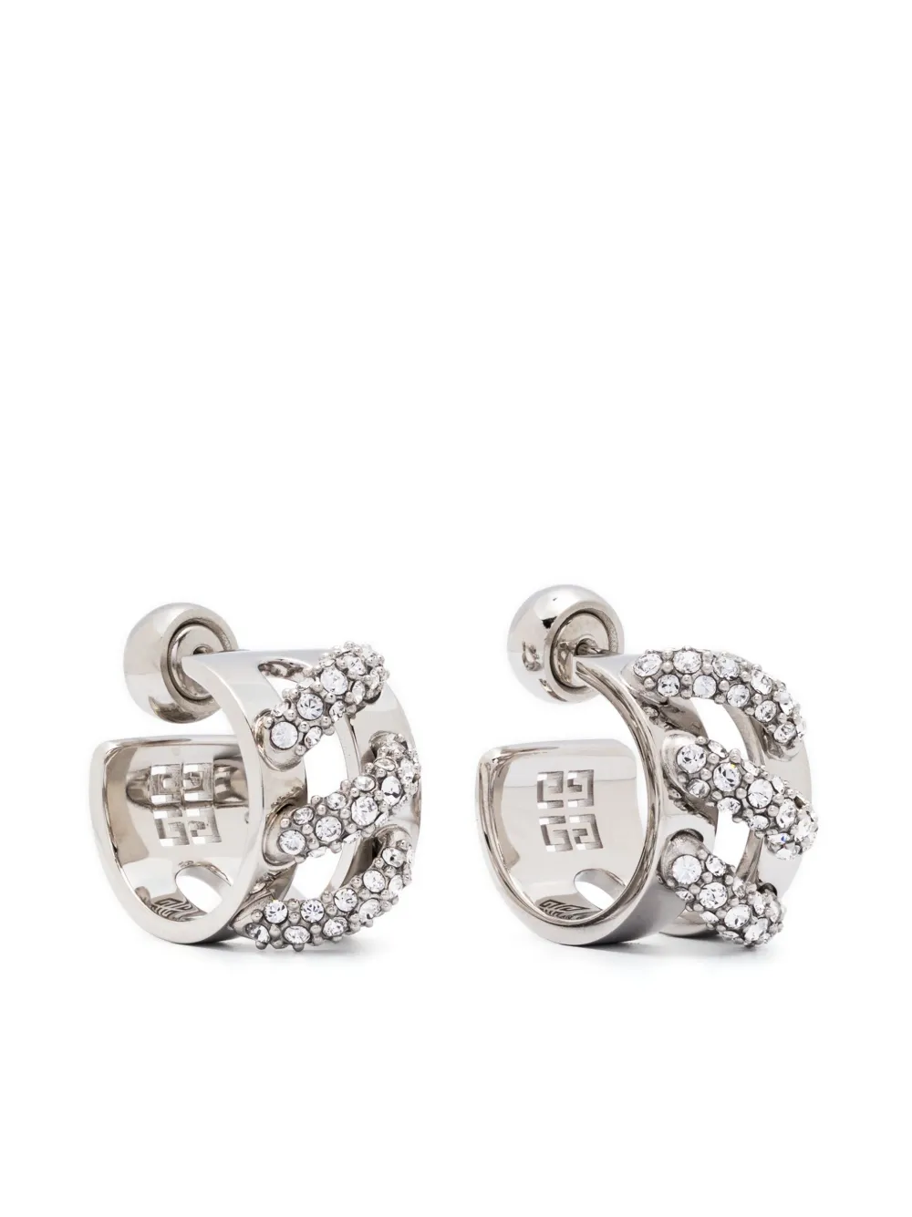 

Серьги Stitch с кристаллами Givenchy, серебяный