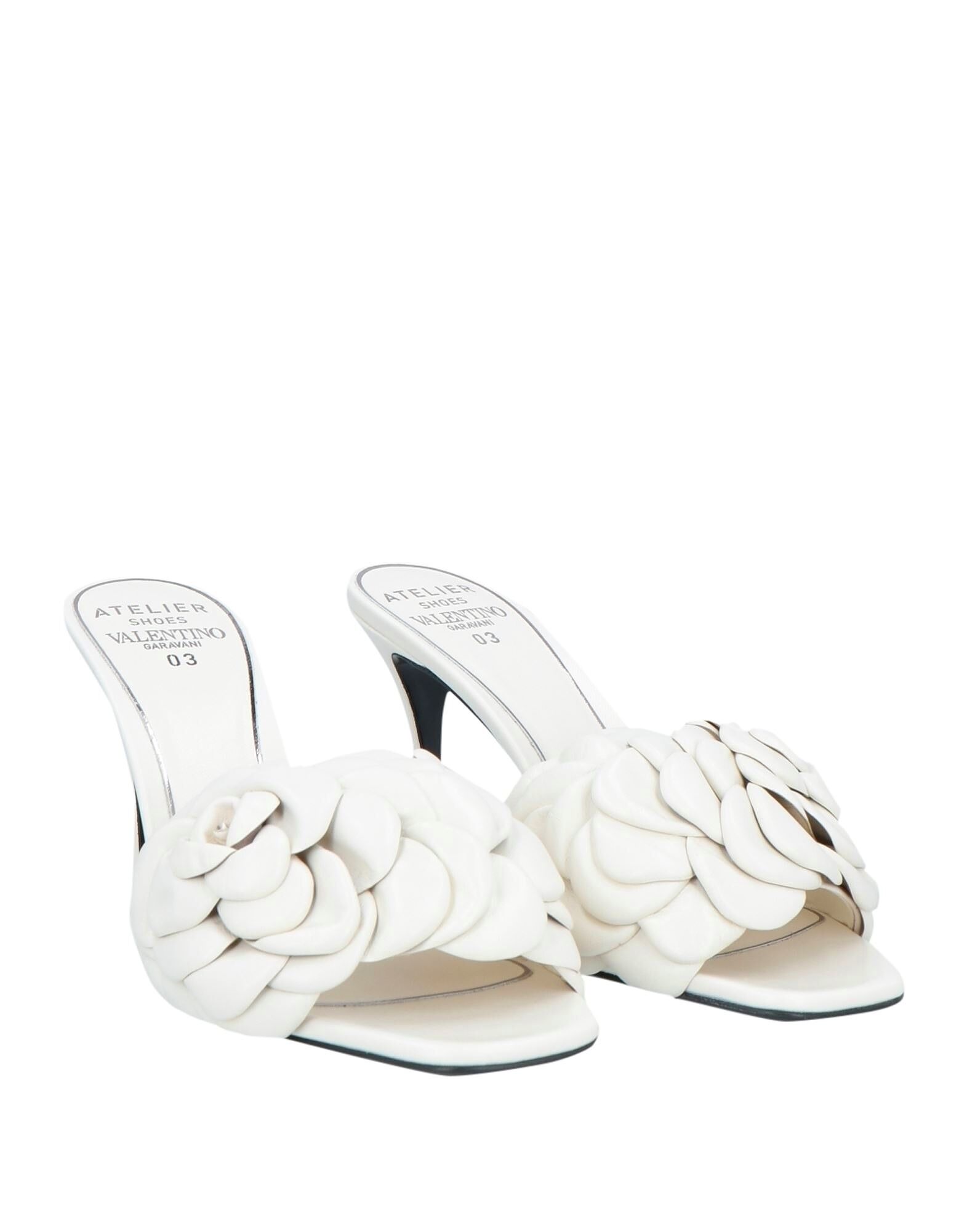 Сандалии Atelier Shoes Valentino Garavani, айвори — фото 2