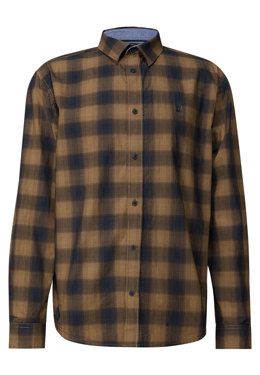 

Рубашка на пуговицах классического кроя Street One MEN, Brown