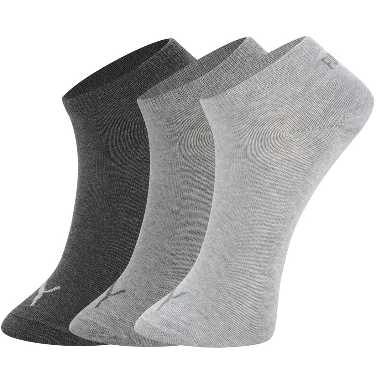 

Унисекс носки щиколотка 3 пары серый PUMA, 800 серый комбинированный (3 пары)