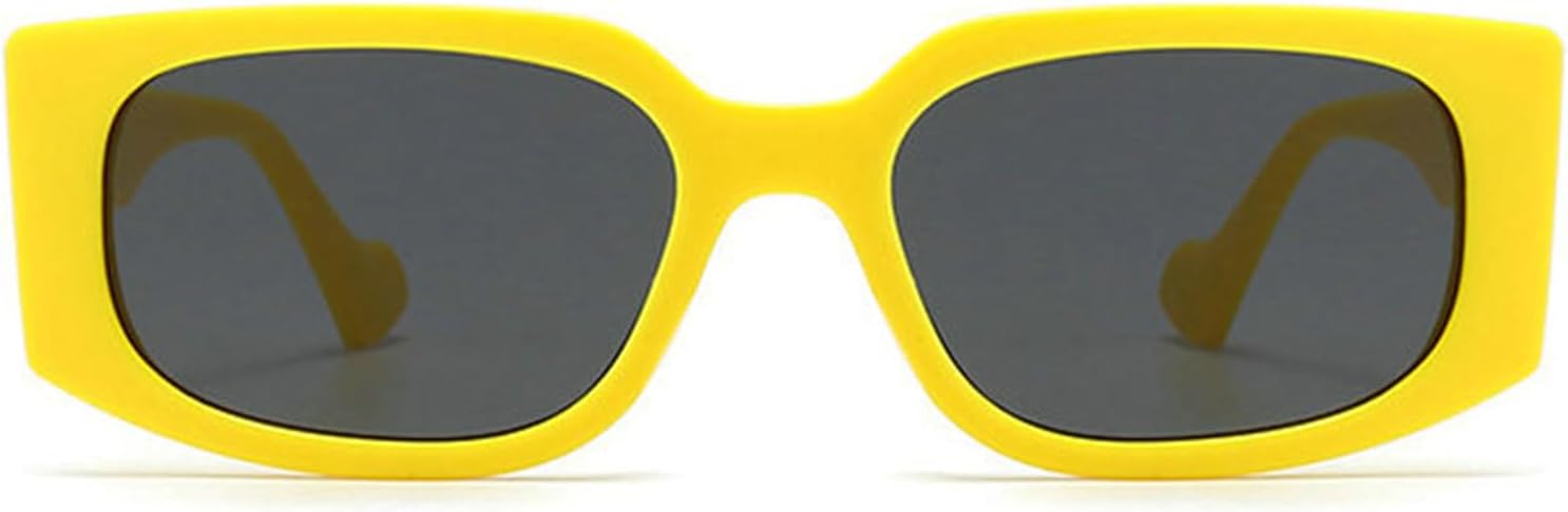 

Солнцезащитные очки Willochra Square для женщин, модные, с прозрачными градиентными линзами, защита от УФ-излучения UV400. Солнцезащитные очки для мужчин, трендовые, прямоугольные, C3