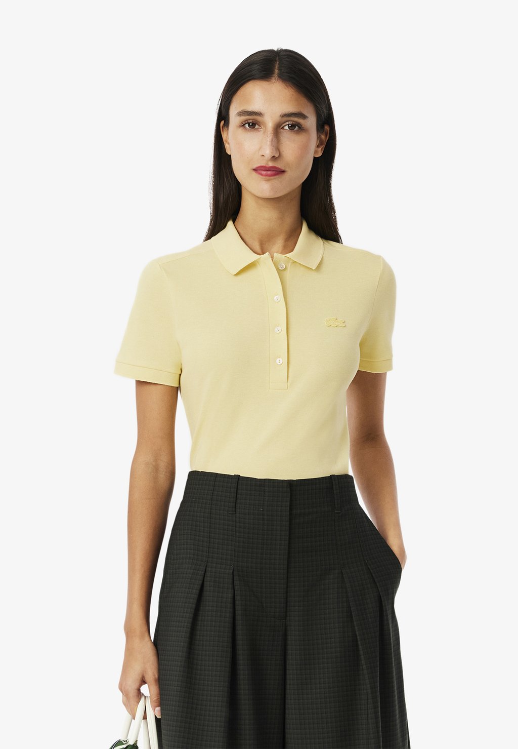 

Поло Lacoste, бежевый