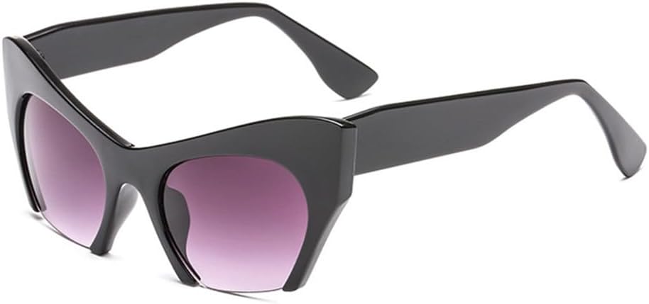 

Солнцезащитные очки UV400 - "кошачий глаз" с двойным градиентом цветов, подходят для женщин и мужчин, для бега и занятий спортом на открытом воздухе UYPTK, Glossy Black Grey