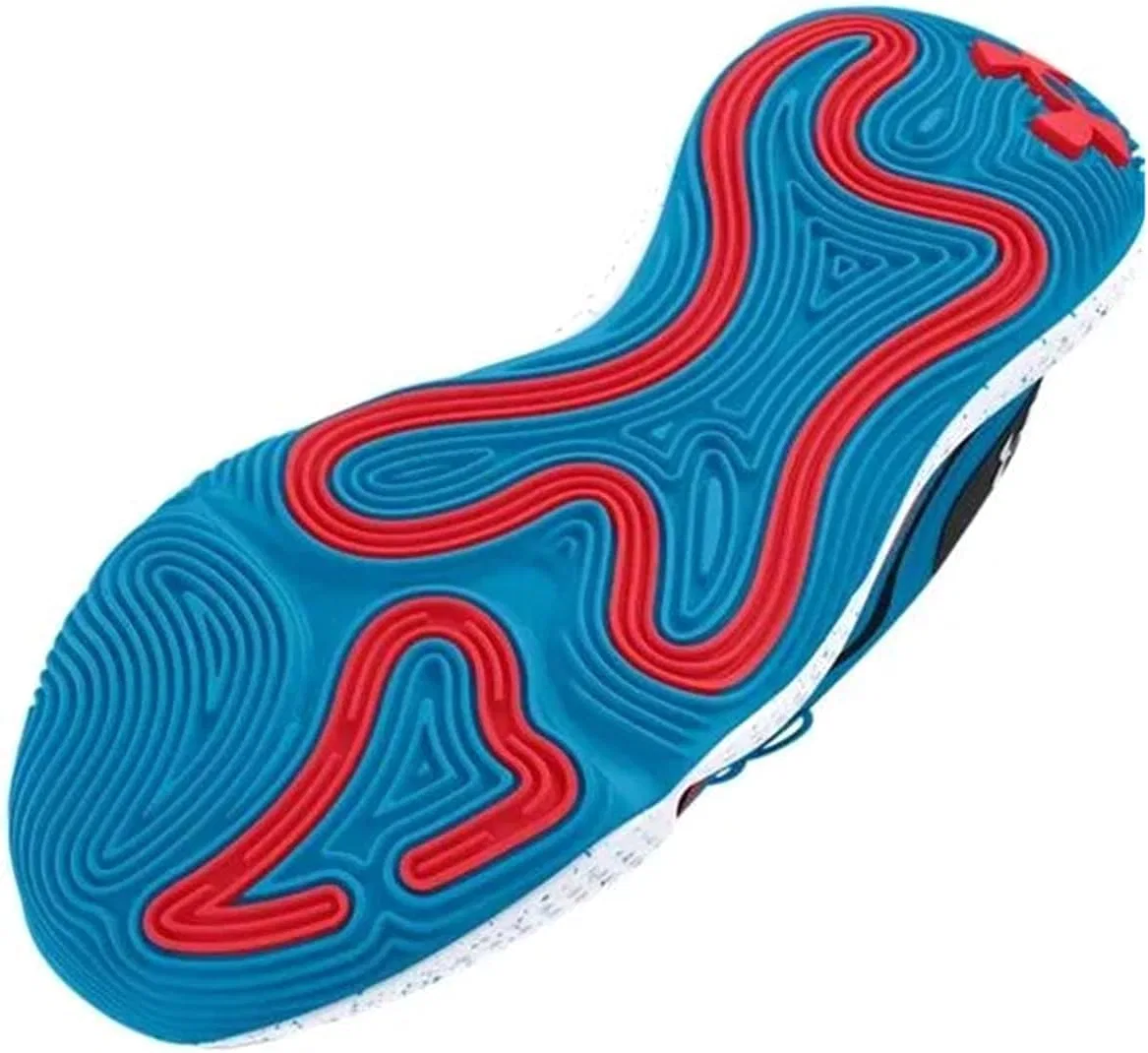 Under Armour Мужские баскетбольные кроссовки Spawn 6 мм, синие, артикул 3027259-400 — фото 4