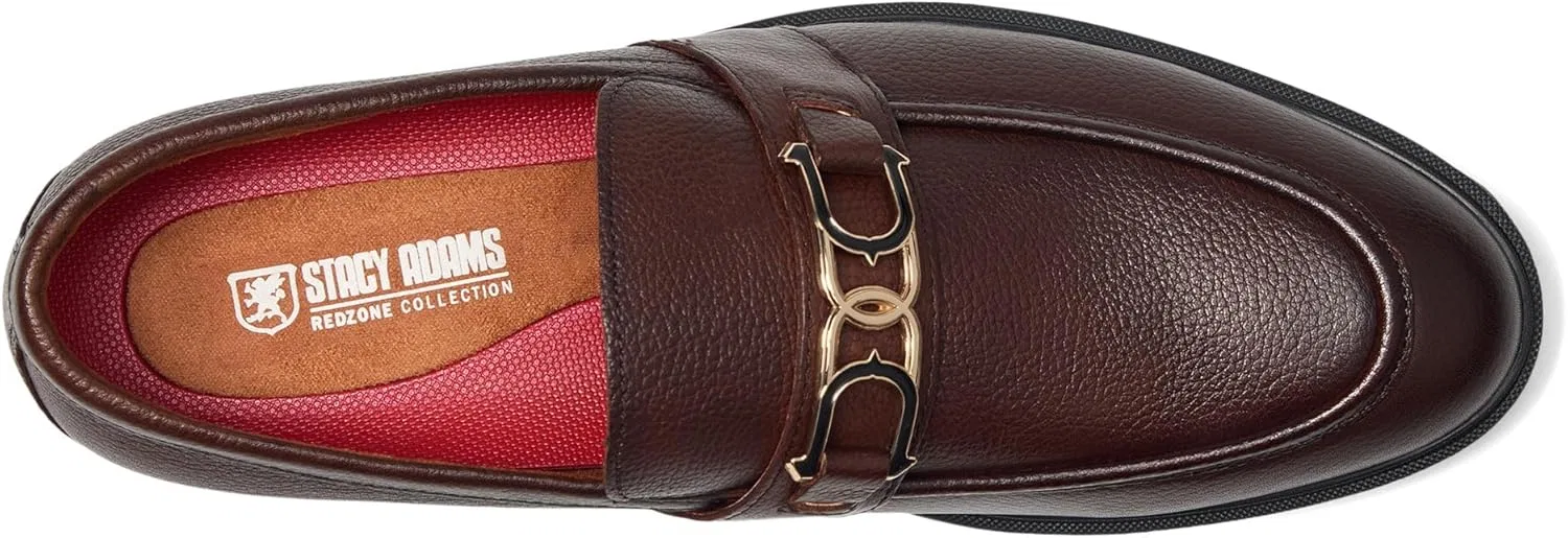 Мужские лоферы Stacy Adams Todridge Moc Toe Slip on Loafer, Brown Tumble — фото 3