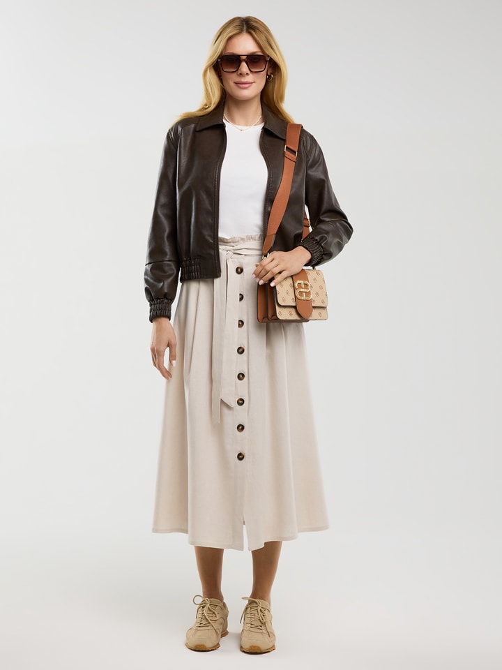 

Длинная юбка BIG STAR, кремовый