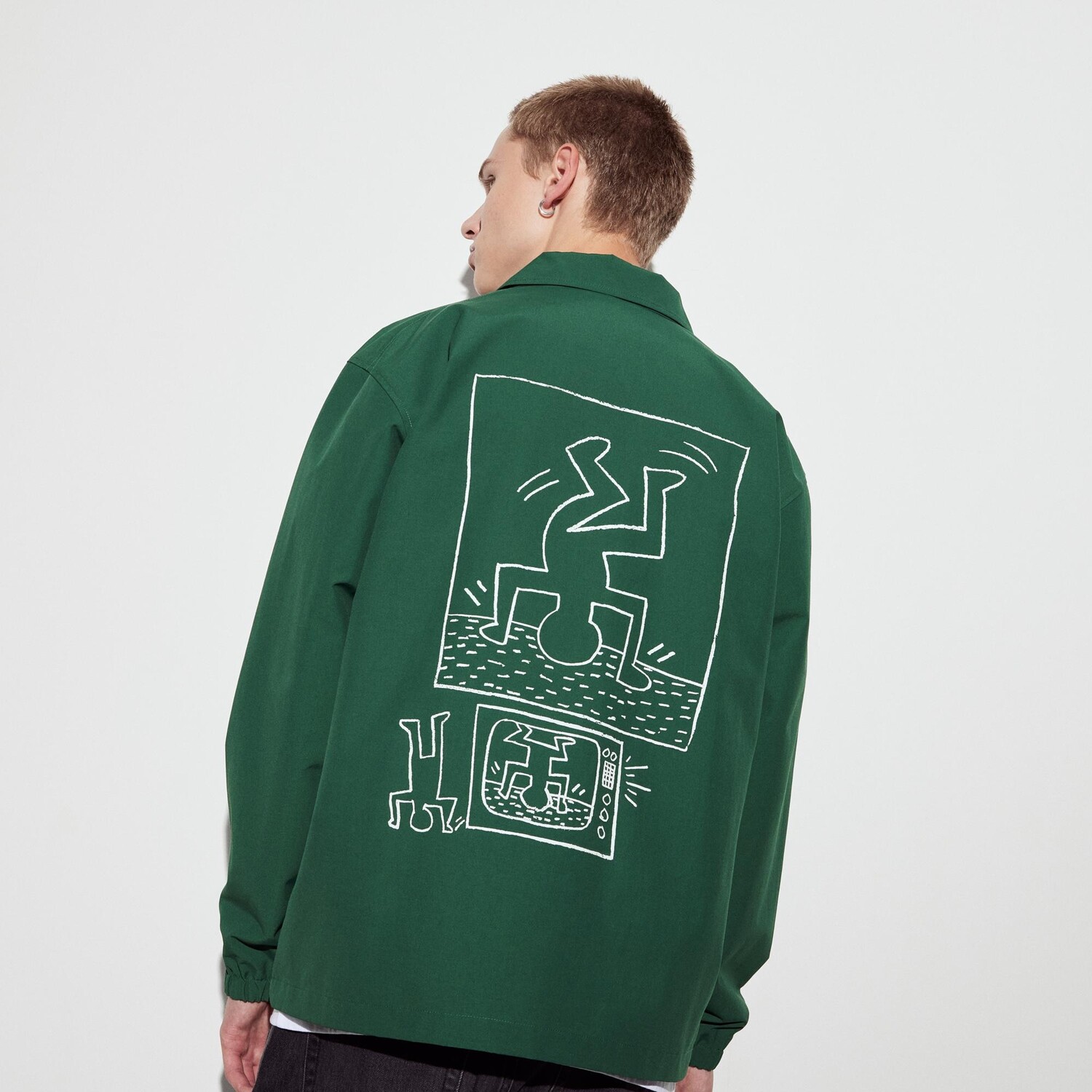 

Куртка UNIQLO x Keith Haring Co-branded Series, 55 зеленый