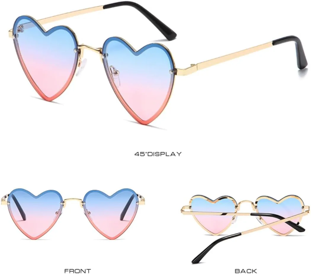 

Солнцезащитные очки с защитой UV400 | Металлические петли, цветные линзы | Для женщин и мужчин, для занятий спортом на открытом воздухе и вождения DSVIGF, Gold-pink