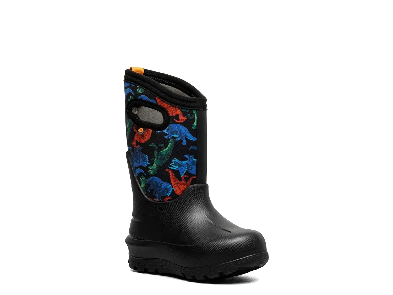 

Bogs Neo Classic Rain Boot - детский, черный с принтом динозавра