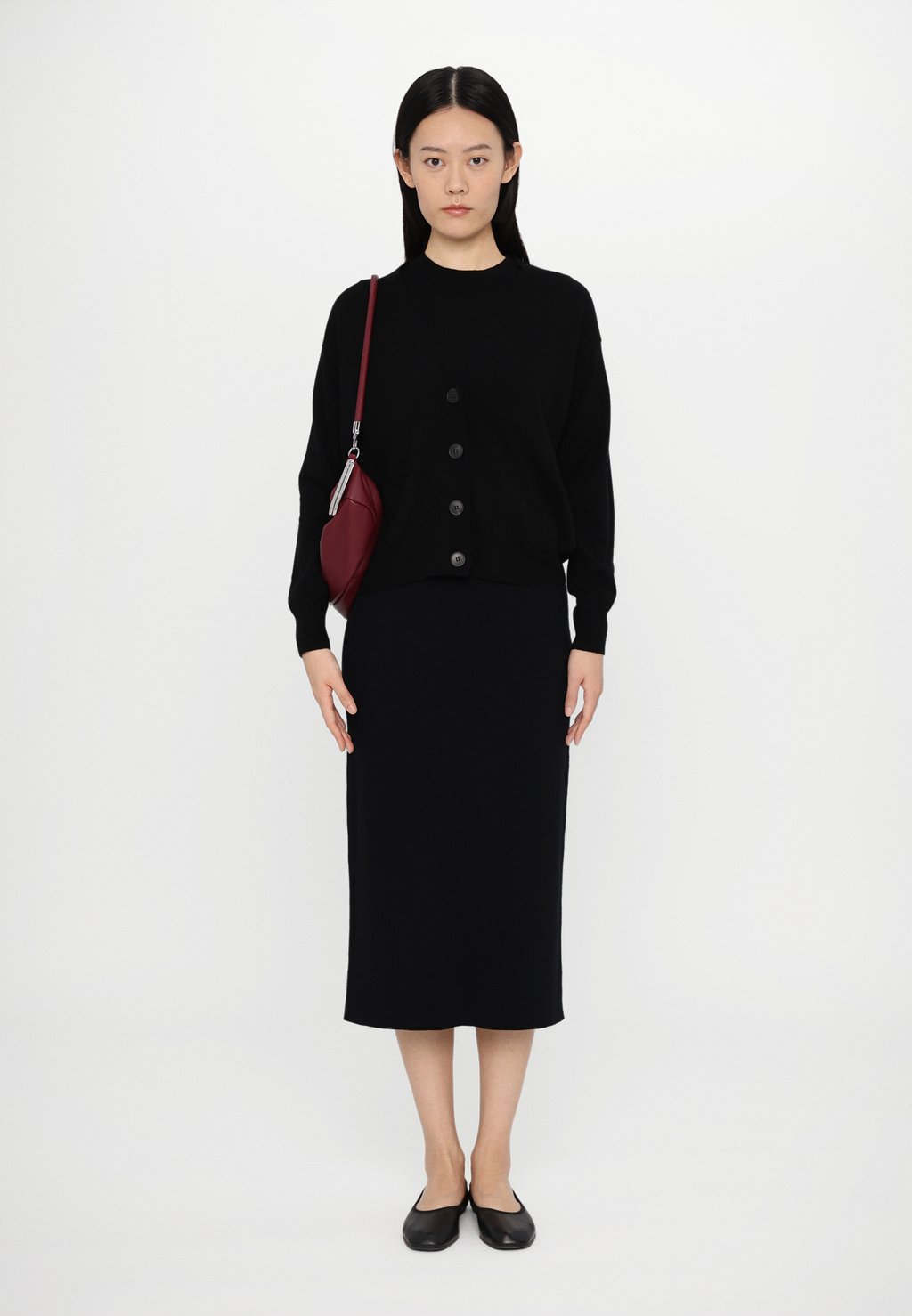 

Кардиган DECANO SET - Basic T-shirt WEEKEND MaxMara, черный