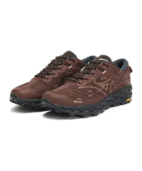 Мужские кроссовки MIZUNO WAVE MUJIN LS GTX с мембраной коричневые