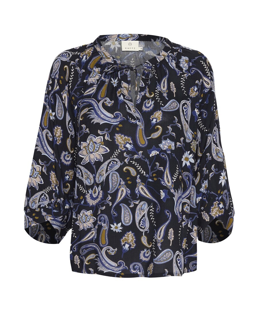 

Блузка с коротким рукавом Kaffe Blouse Fiona, синий