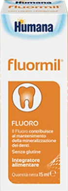 

Humana Fluormil Drops 15 мл Добавка фтора для детей
