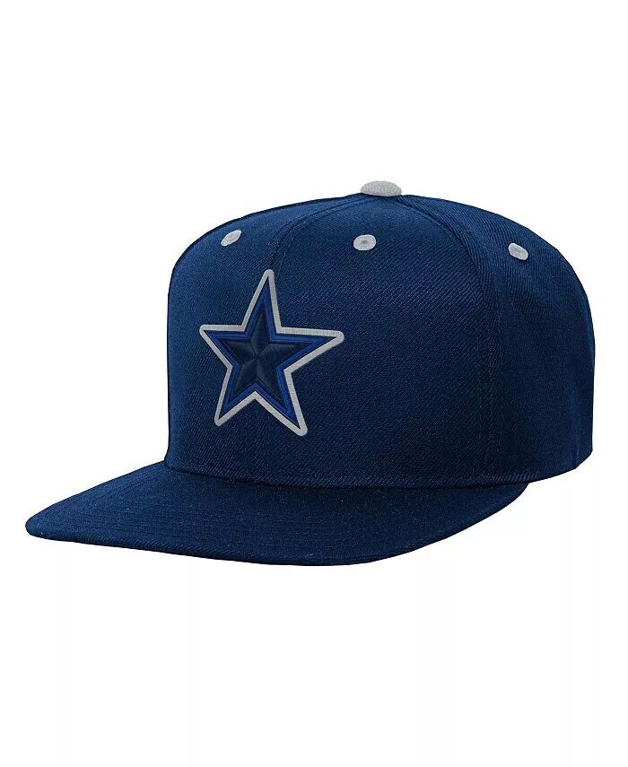 

Кепка Snapback Navy Dallas Cowboys Team Color Pop для больших мальчиков и девочек Outerstuff