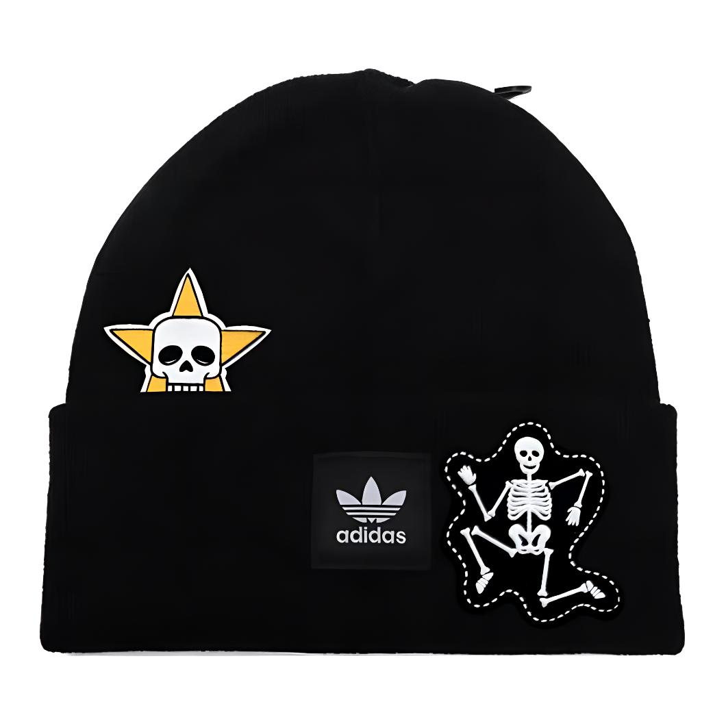 

Adidas Originals Adicolor акриловая вязаная шапка унисекс черная, Black