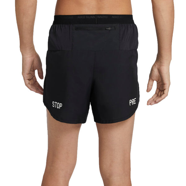 Шорты flex stride run energy 5inch brief-lined running shorts asia sizing 'black white' Nike, черный — фото 2
