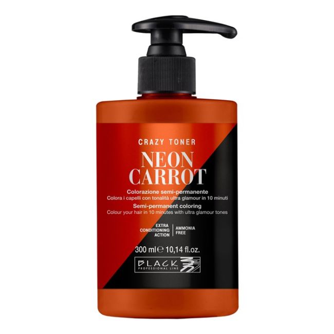 

Черный тонирующий крем для волос Black Professional, цвет neon carrot, 300 мл