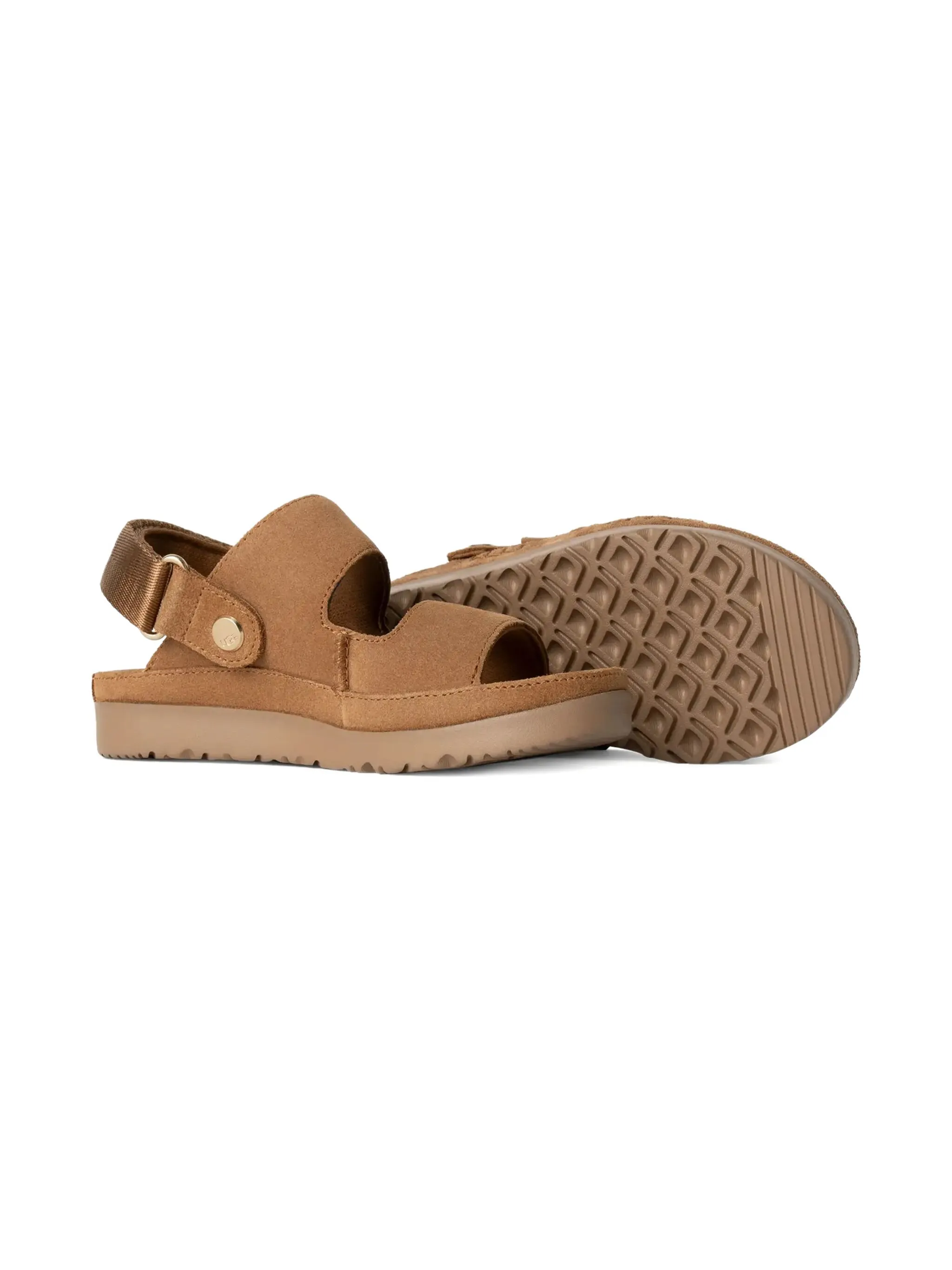 Сандалии Goldenstar Glide на платформе Ugg Kids, коричневый — фото 2