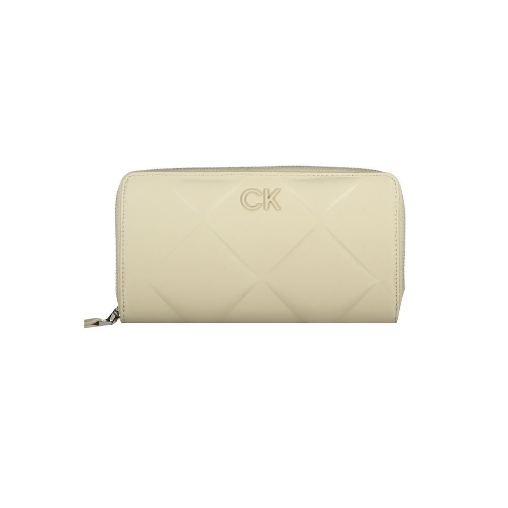 

Кошелек из бежевого полиэстера Calvin Klein
