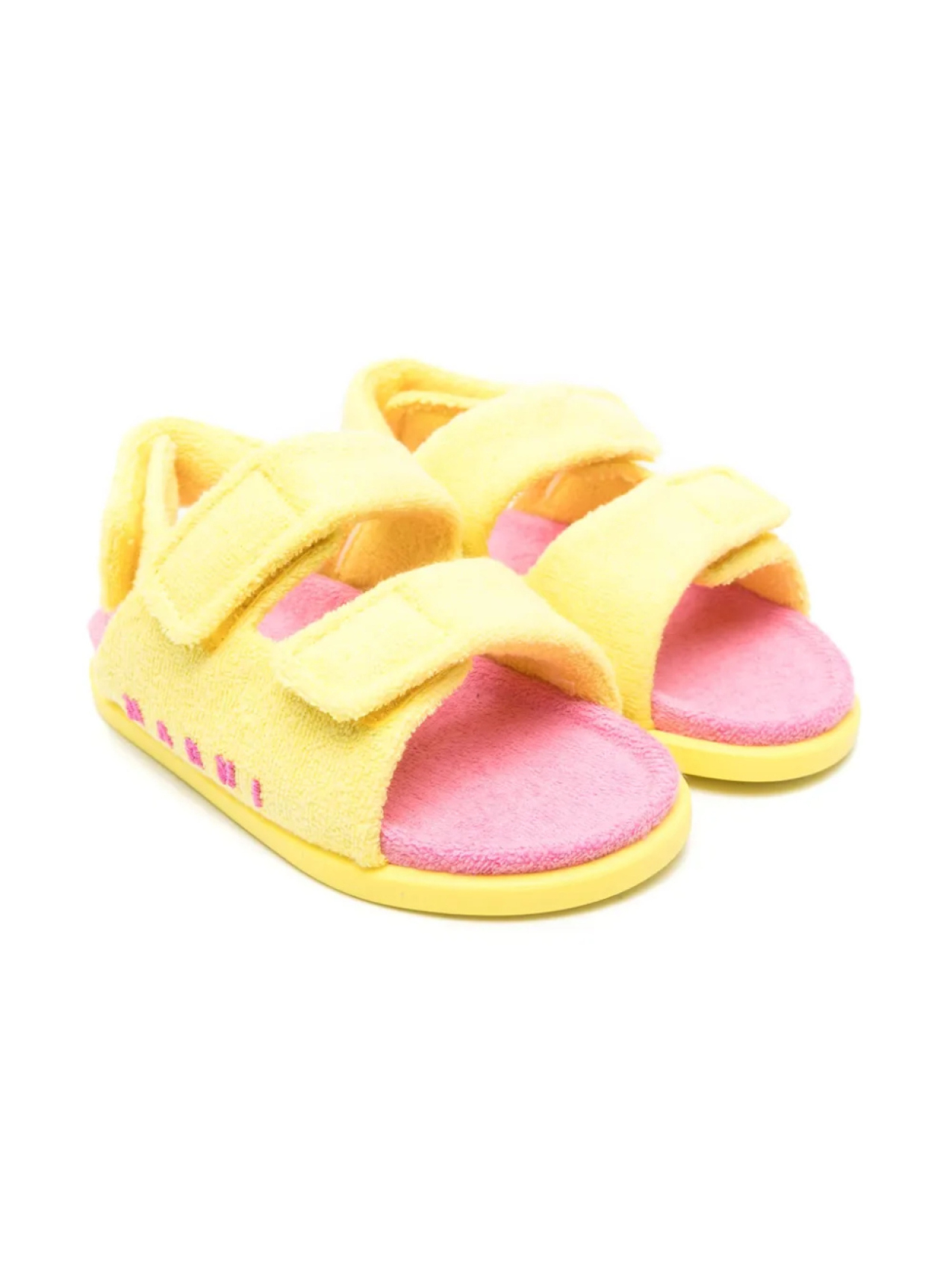 

Сандалии махровые Marni Kids, желтый