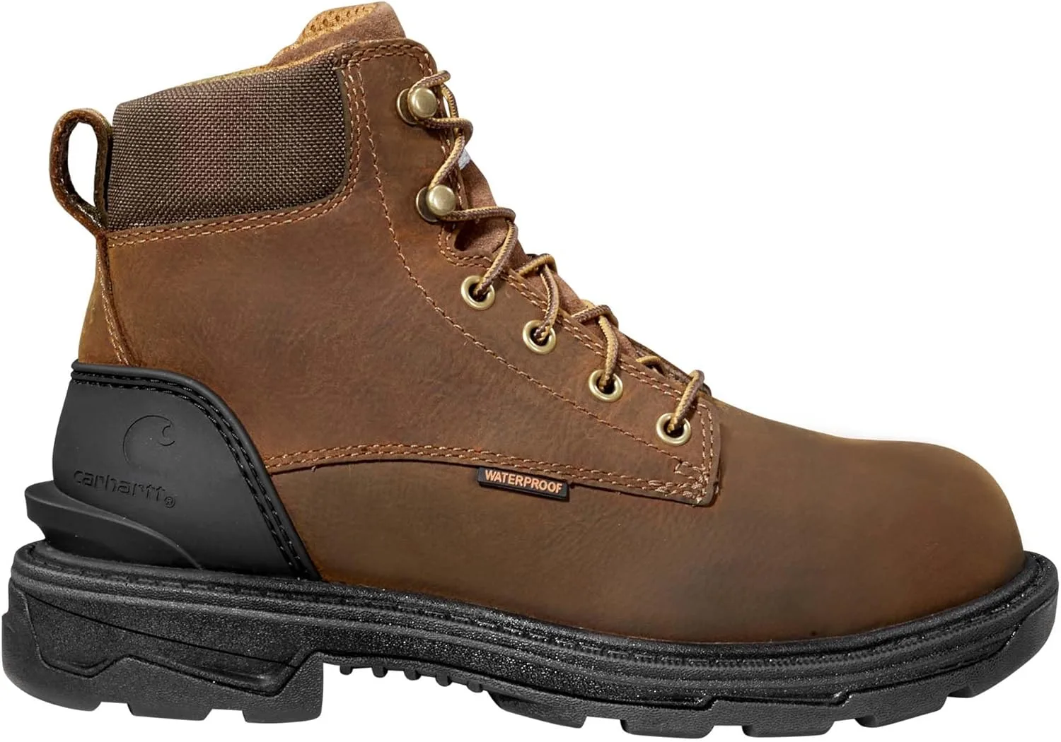 Водонепроницаемые ботинки Carhartt Ironwood имеют мягкий носок и высокий голенище высотой 6 дюймов, коричневый