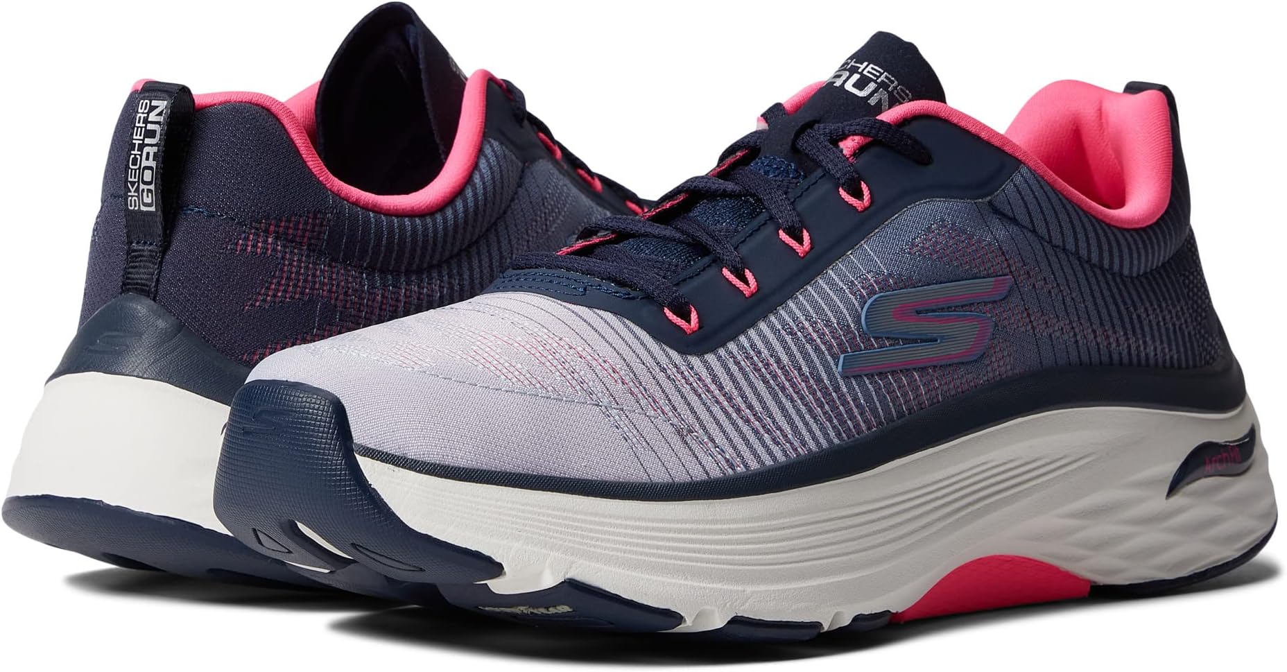 

Кроссовки Max Cushioning Arch Fit Breeze Tech SKECHERS, цвет Navy/Pink, Синий, Кроссовки Max Cushioning Arch Fit Breeze Tech SKECHERS, цвет Navy/Pink