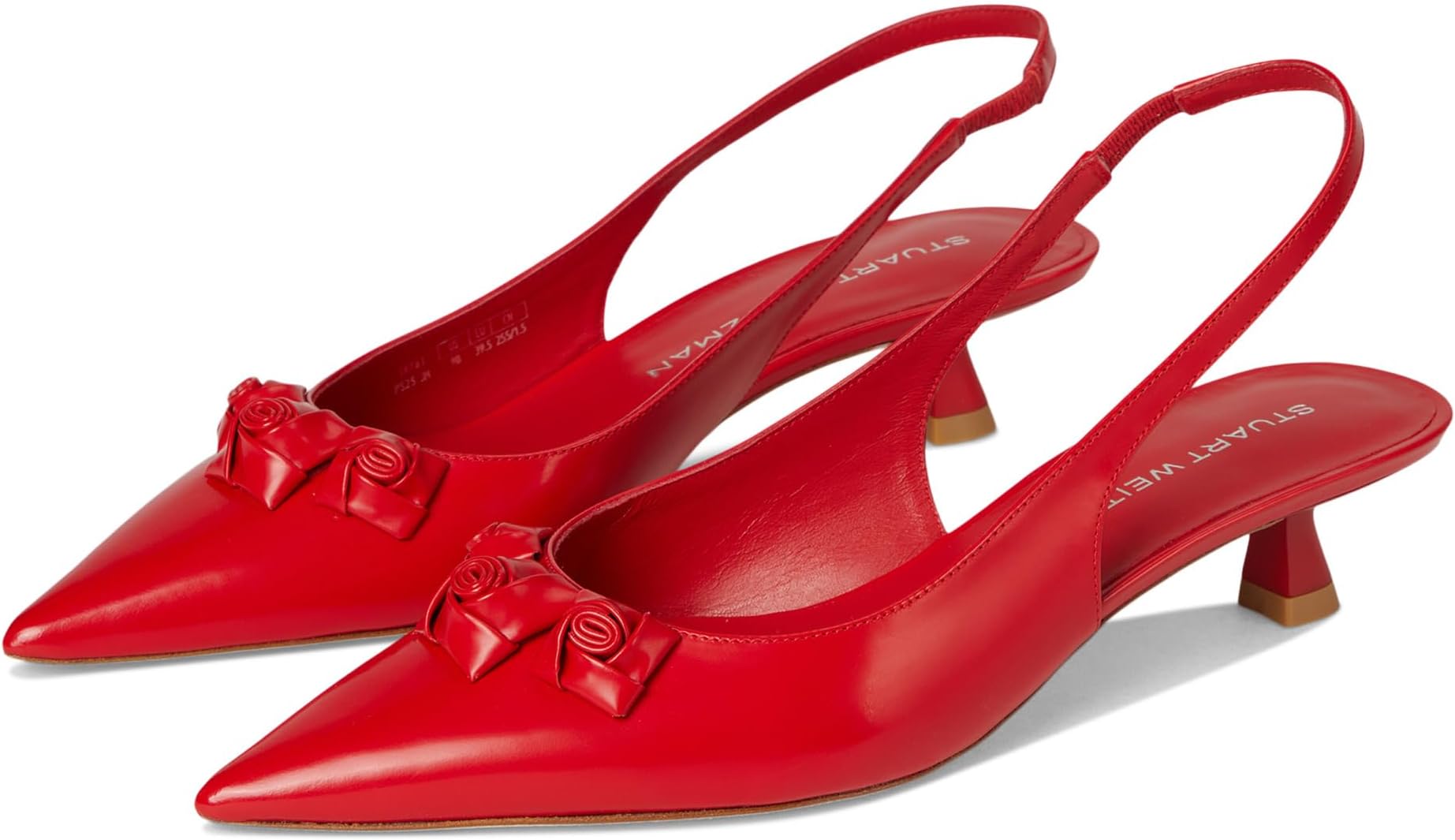 Туфли Stuart Weitzman STRT ROSIE SLNGBK 35, цвет Cherry