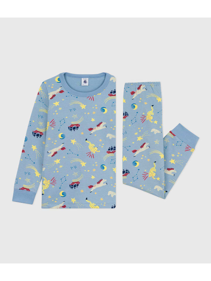 PETIT BATEAU Светло-голубая пижама — фото 3