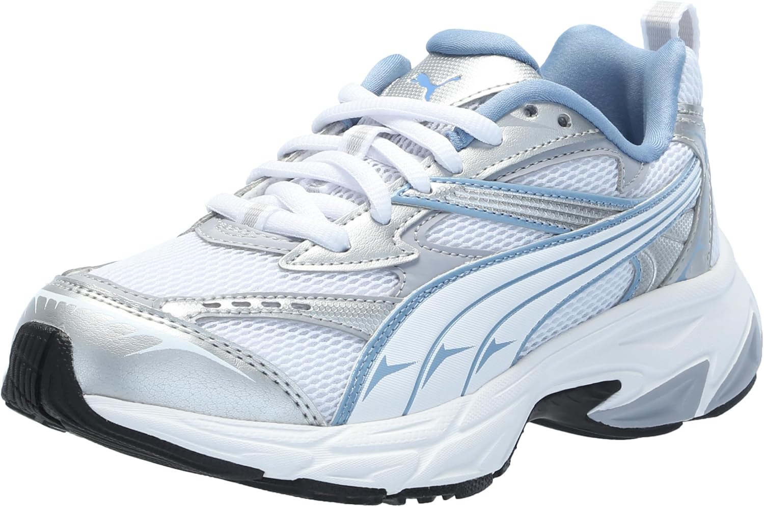 

Детские кроссовки Puma Unisex-Child Morphic (для детей постарше), белый/синий