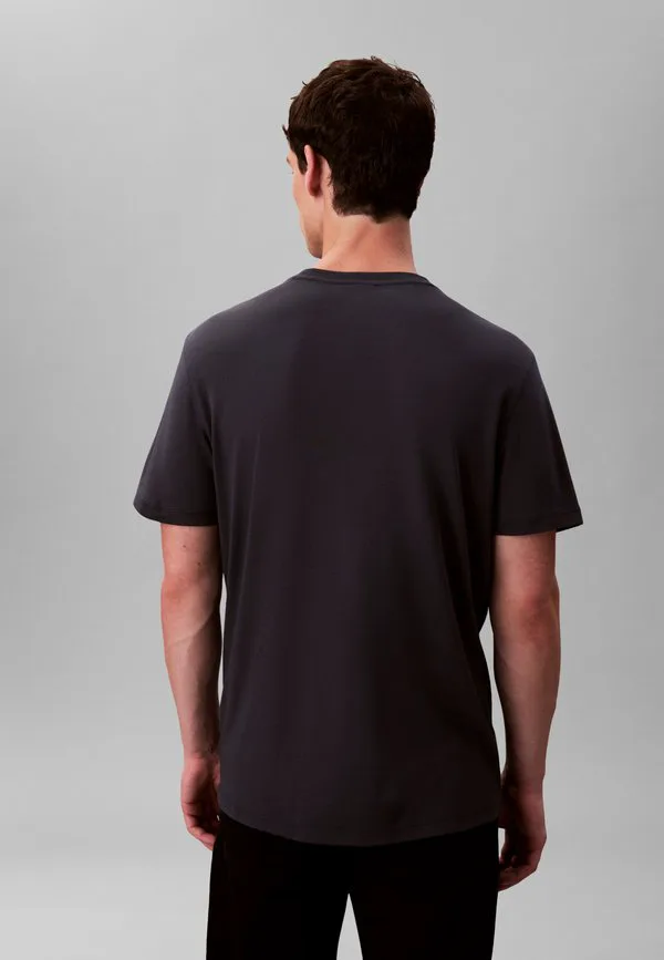 Футболка с круглым вырезом, базовая футболка Calvin Klein, Dark Sapphire — фото 3