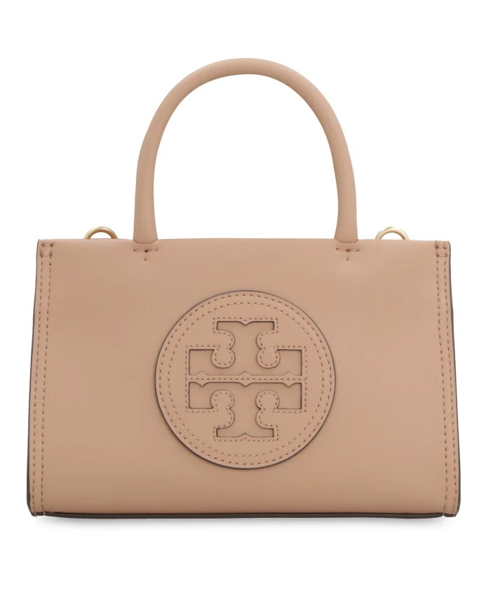 

Миниатюрная сумка тоут из веганской кожи Tory Burch, розовый